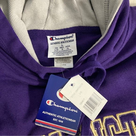 Champion hoodie University of Washington purple Size L - Picture 15 of 16